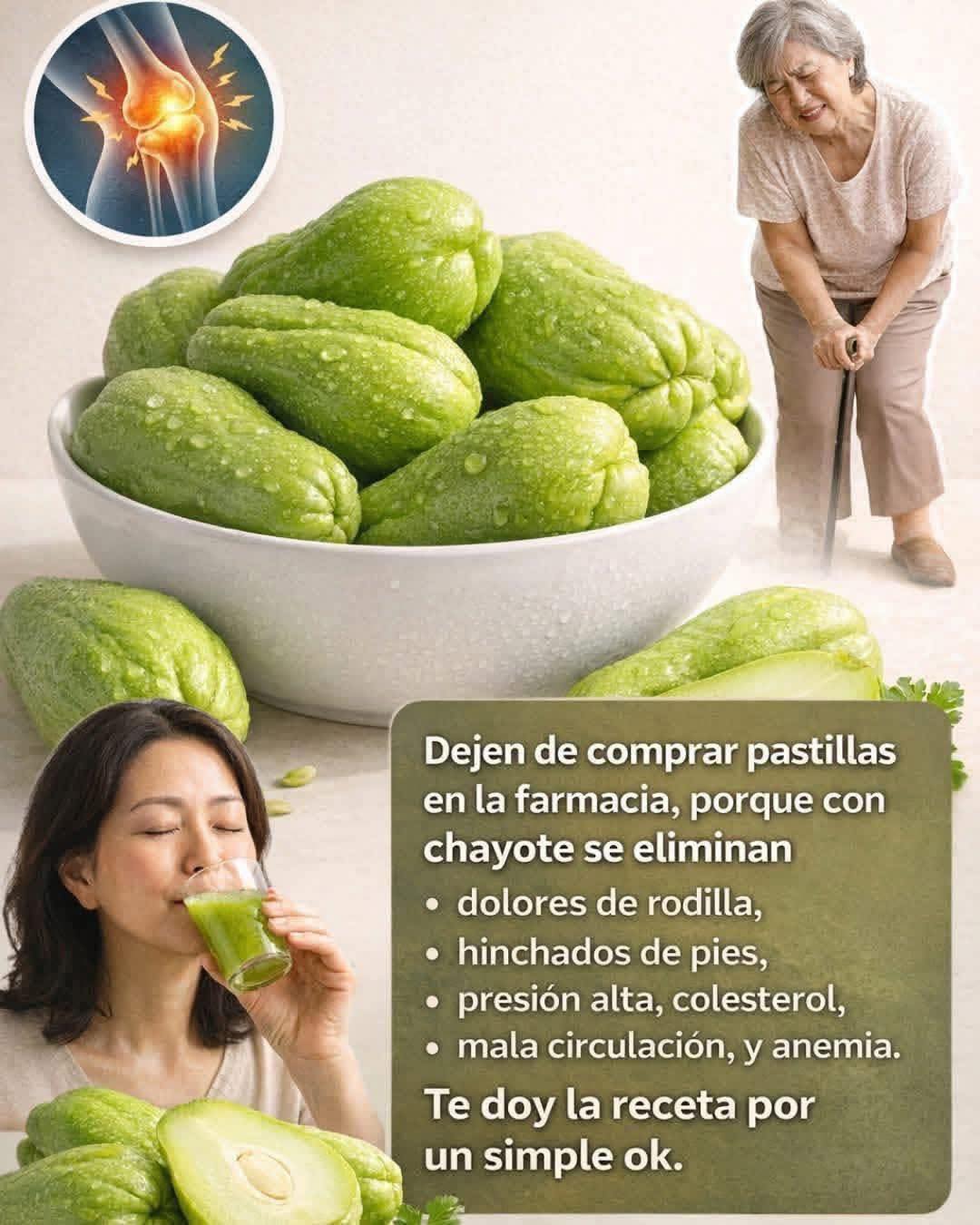 Jugo de chayote