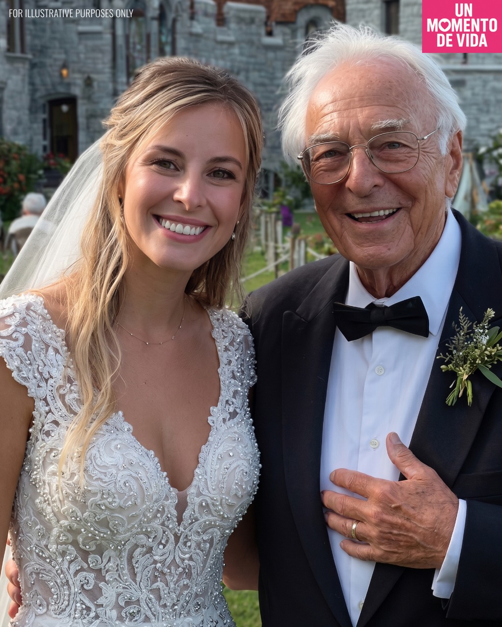 En mi boda con un hombre 40 años mayor que yo, una anciana dijo: “Revisa el cajón inferior de su escritorio antes de tu luna de miel… o te arrepentirás de todo”