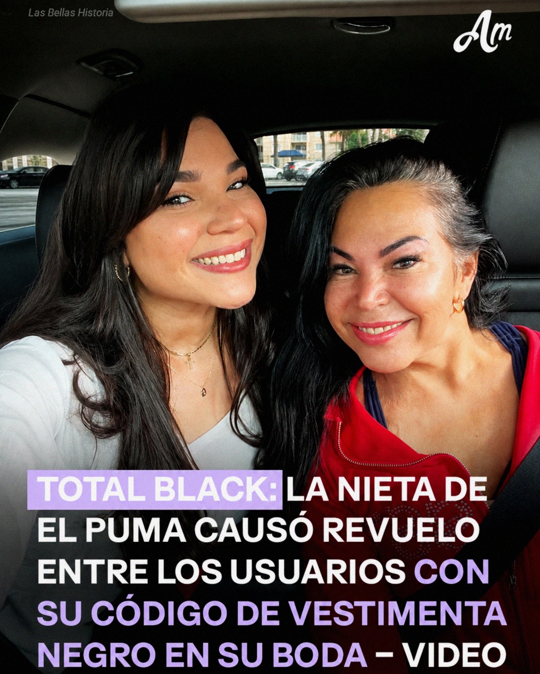 La boda de la nieta de El Puma: Total black y un abuelo ausente – Video