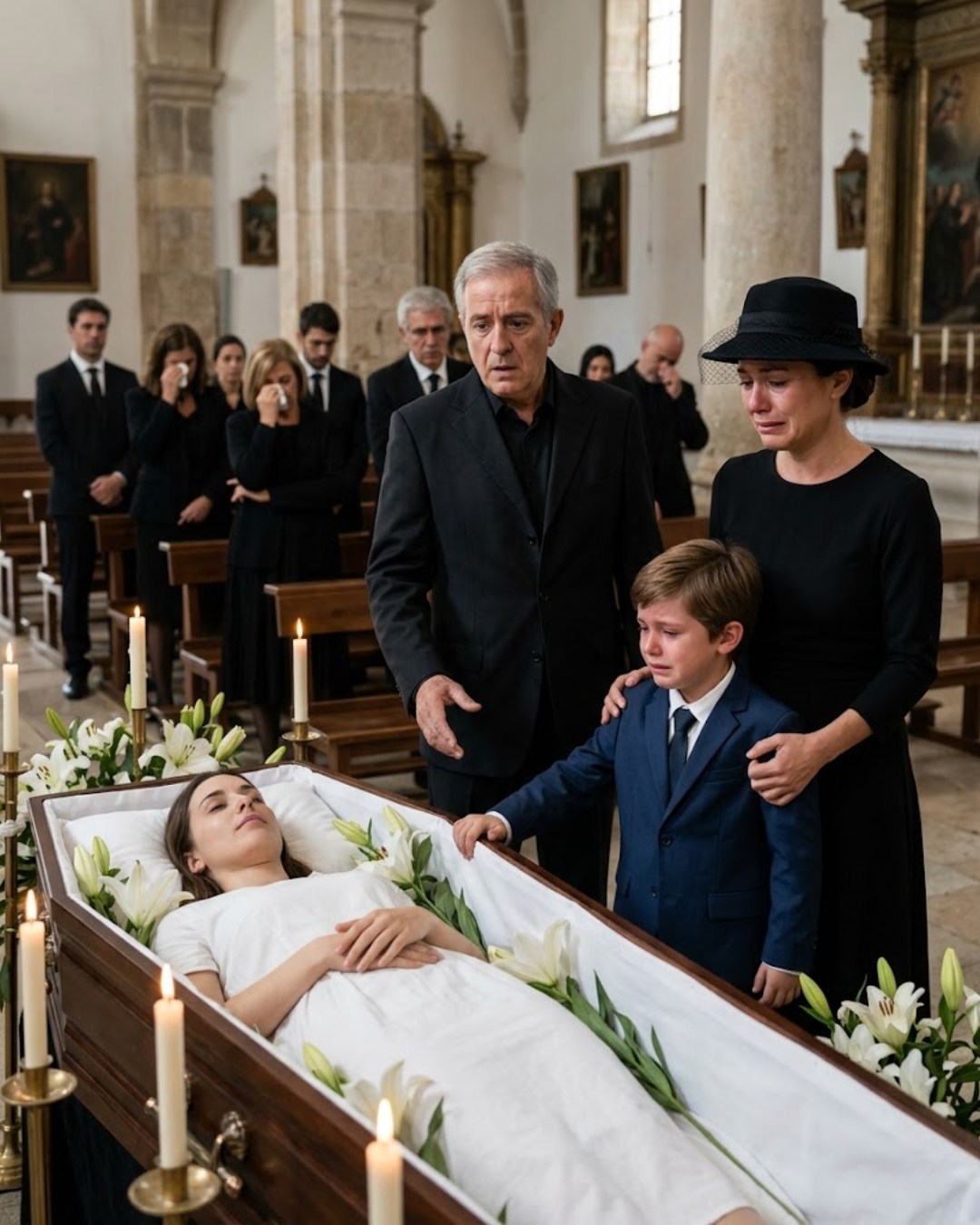 El Niño Que Señaló El Secreto Oculto En El Funeral De Su Mamá-xurixuri
