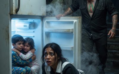 La futura esposa del magnate encerró a sus 2 hijastros en un congelador industrial, hasta que la empleada doméstica descubrió el aterrador secreto
