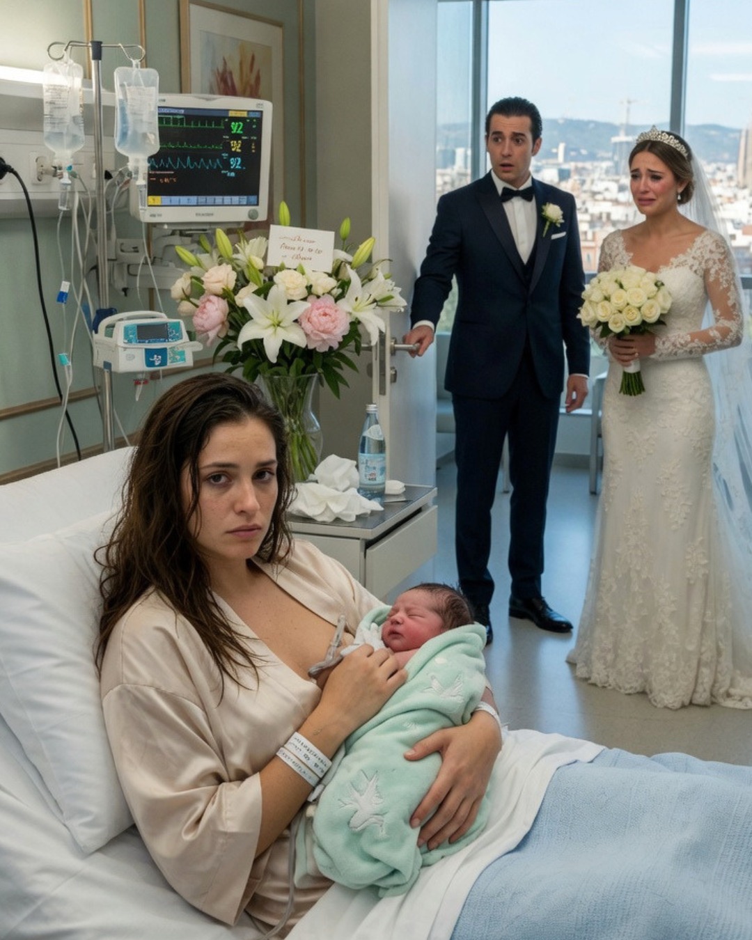 6 meses después del divorcio, mi exmarido me llamó để presumir su boda, nhưng al decirle “acabo de dar a luz”, dejó a la novia en el altar y corrió al hospital en esmoquin…-lbsuong