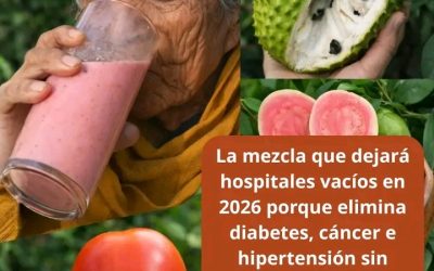 ;A mistura que deixará os hospitais vazios em 2026 porque elimina a diabetes, o cancro e a hipertensão sem a necessidade de medicamentos caros ��