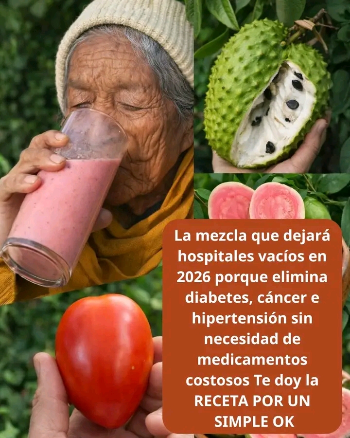 ;A mistura que deixará os hospitais vazios em 2026 porque elimina a diabetes, o cancro e a hipertensão sem a necessidade de medicamentos caros ��