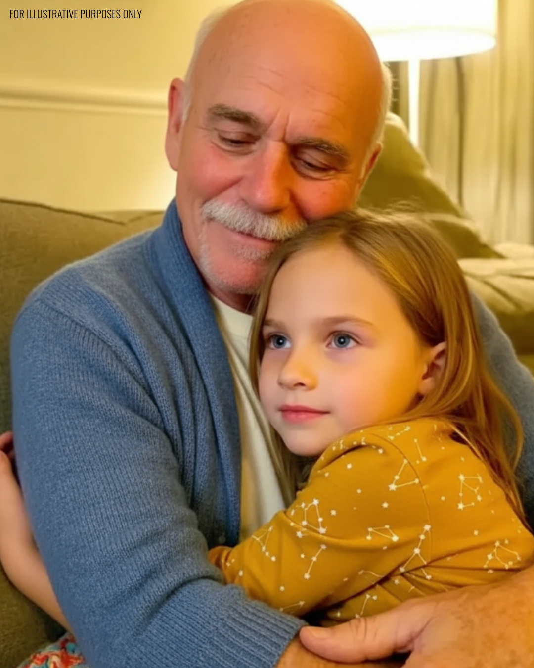 Mi nieta de 7 años adoraba a su abuelo – Hasta que un día se negó a abrazarlo y dijo: “Abuela, él está diferente”