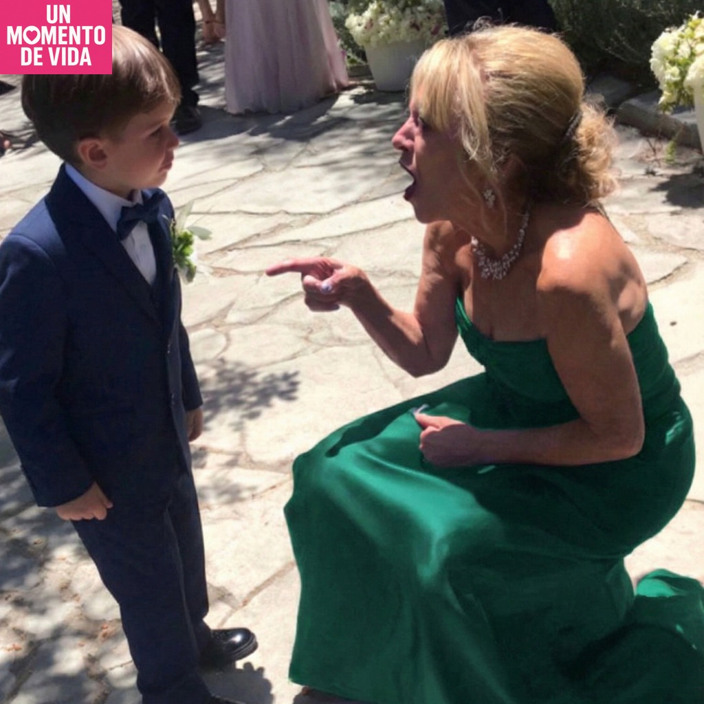 Mi suegra sacó a mi hijo de las fotos familiares en mi boda y gritó: “¡Tú no eres mi familia!”