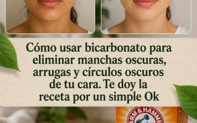 Cómo usar bicarbonato para ayudar a mejorar manchas oscuras, arrugas y ojeras en tu rostro