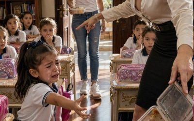 LLEGUÉ A LA ESCUELA DE MI HIJA DE 6 AÑOS PARA DARLE UNA SORPRESA