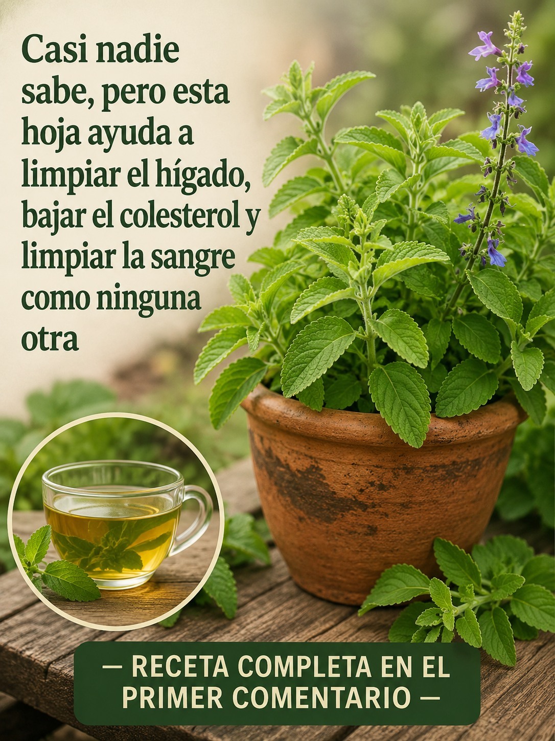 La hierba más poderosa que protege y purifica el hígado, la sangre y mucho más…🧐