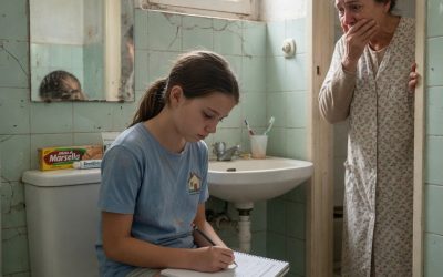 La nieta sacrificó su comodidad y estudiaba en el baño todos los días, pero cuando la abuela preguntó la razón, una llave secreta reveló una verdad imposible de ignorar