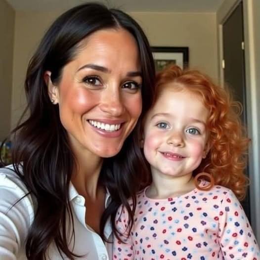 Meghan Markle compartió públicamente por primera vez una foto de su hija Lilibet, causando revuelo en Gran Bretaña. Escribió: “Miren el cabello rojo de mi hija, y el padre biológico de Lilibet es…”. No me lo esperaba… Más sobre esto a continuación.