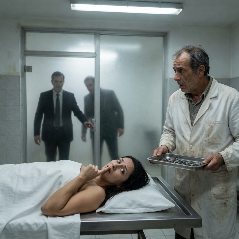 Un empleado humilde aceptó ayudar a una desconocida que despertó en la morgue, sin imaginar que esa decisión pondría en peligro a su familia y revelaría un matrimonio podrido por dentro.