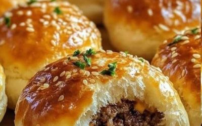 Pan redondo relleno tipo hamburguesa