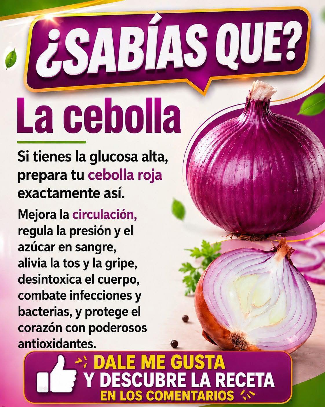 Receta de cebolla morada
