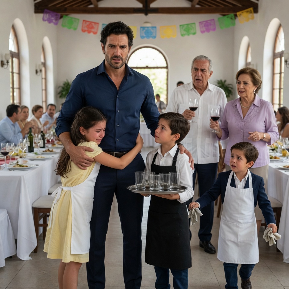 Durante años soportó insultos de sus padres para no romper la familia, pero al ver a sus hijos llorando con delantales puestos, entendió que la sangre también puede traicionar