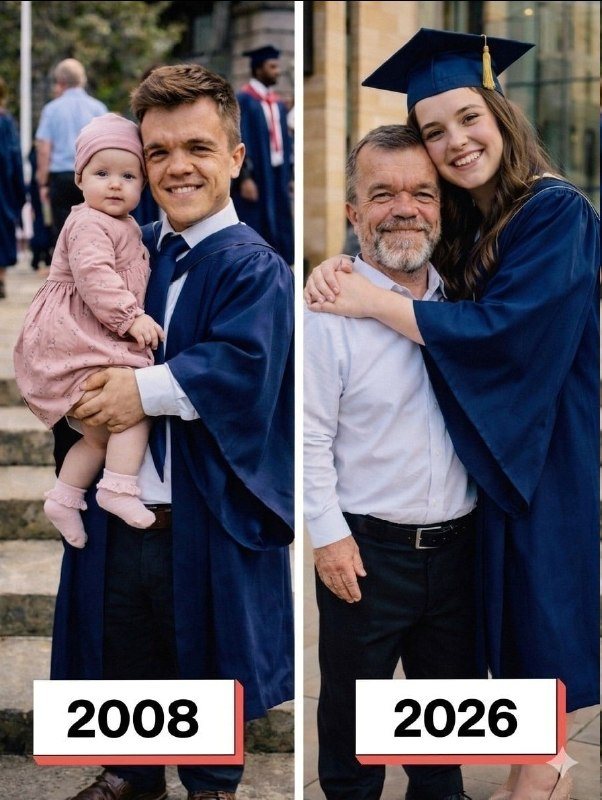 Mi padre me crió por su cuenta después de que mi madre biológica desapareció, 18 años después, apareció en mi graduación con una petición impactante …