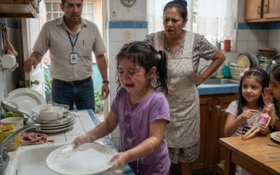 Una niña adoptada fue obligada a lavar platos mientras sus primas jugaban: “Ni para eso sirves”, y lo que su padre descubrió cambió a toda la familia