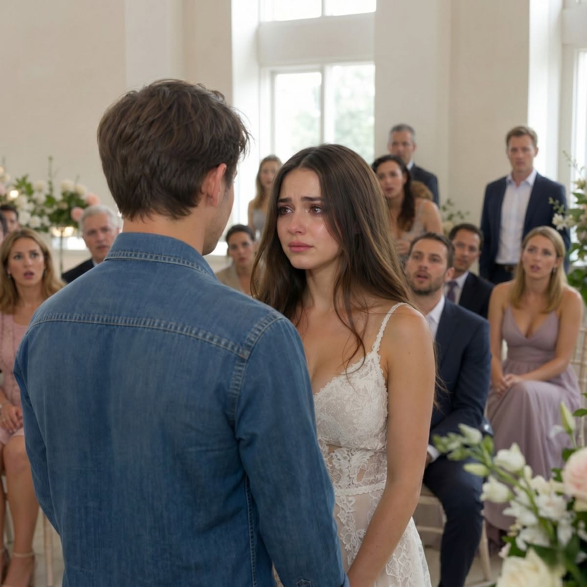 Todos se burlaban de la novia abandonada… hasta que él caminó al altar y dijo: “¡Yo me caso con ella!”