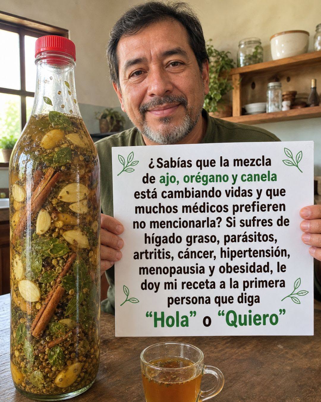 Sa las que el ajo y orégano está, cambia el vidas y muchos médicos prefiero no.mecionarlo. Receta en el primer comentario