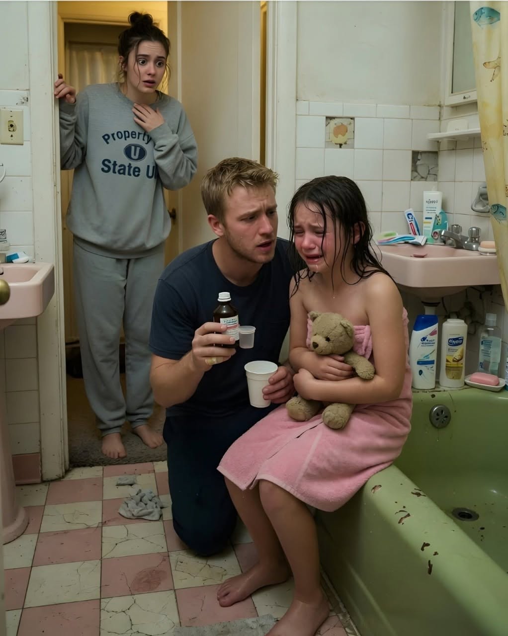 Mi hija de cinco años siempre se bañaba con mi marido. Se quedaban allí más de una hora cada noche. Cuando por fin le pregunté qué estaban