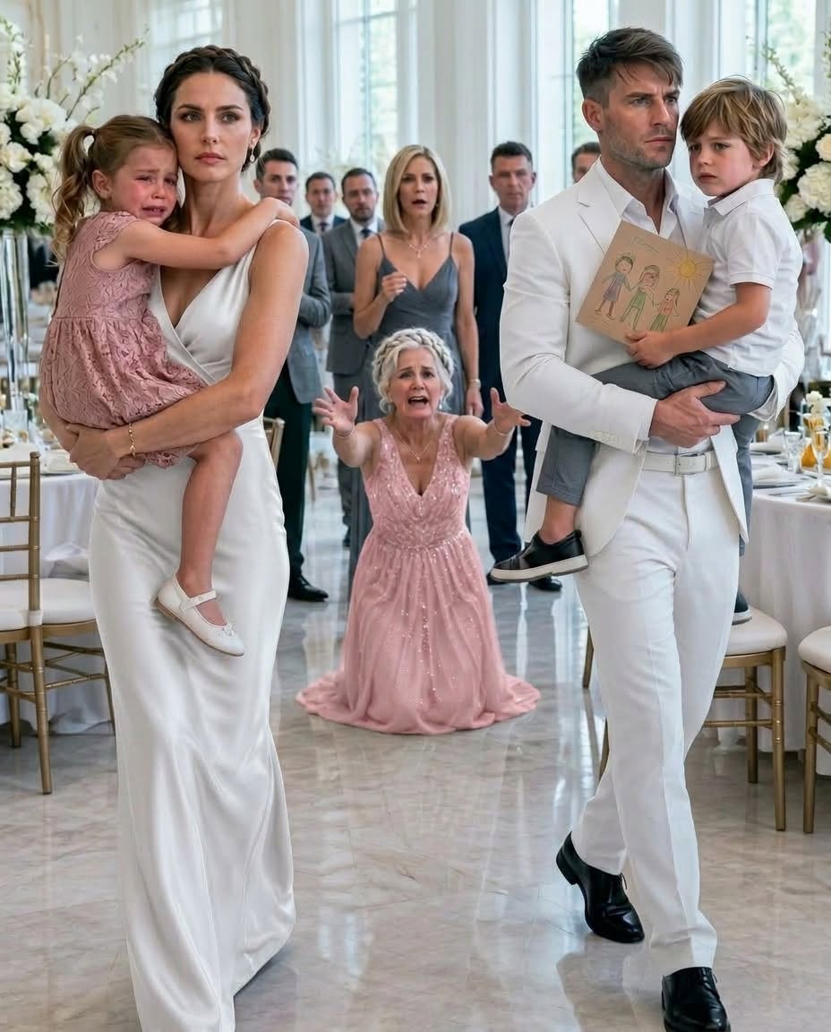 Pagué la fiesta del 70 cumpleaños de mi madre y, delante de toda la familia, les dijeron a mis hijos que se sentaran junto a las macetas: «Así