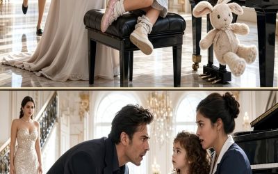 La prometida del millonario empujó a una niña frente al piano… sin imaginar que sus ojos y un anillo robado destruirían su boda