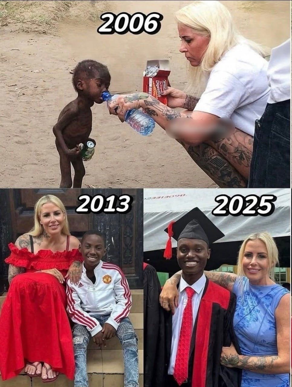 La conmovedora historia de un niño abandonado en la calle… que creció hasta convertirse en un joven orgulloso, afrontando su futuro con
