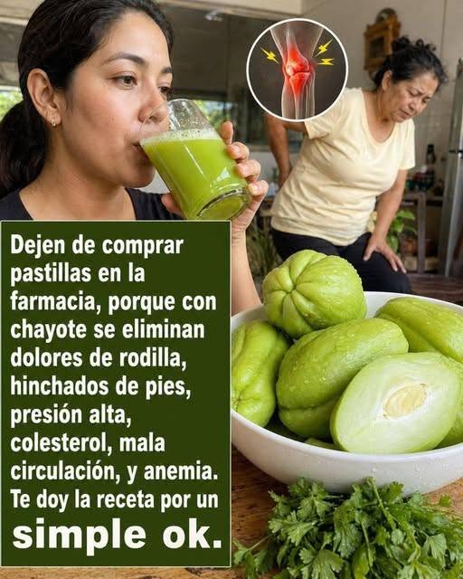 Mezcla chayote con perejil….Ver más
