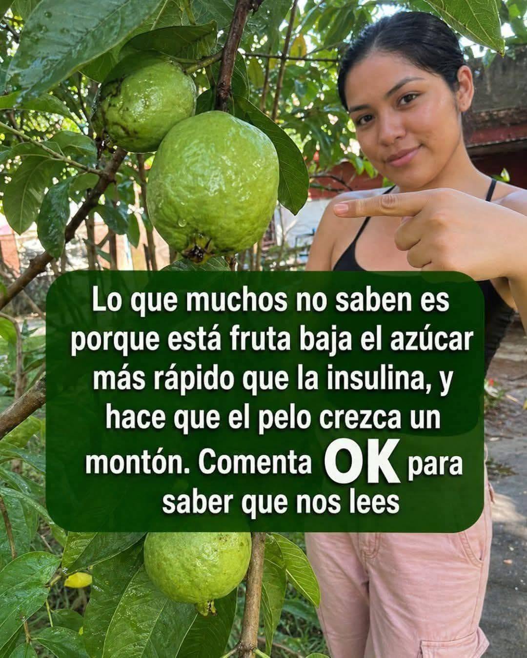 Está fruta baja el azúcar más rápido que la insulina, y hace que