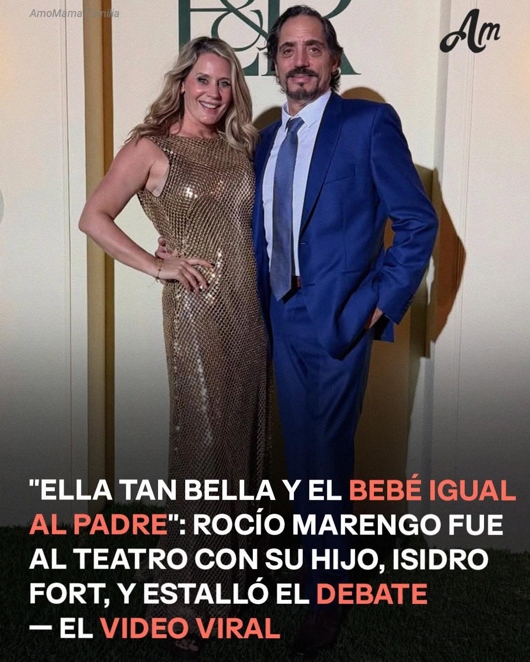 Rocío Marengo fue al teatro junto a su hijo Isidro, fruto de su relación con Eduardo Fort, y las redes estallaron de la ternura — Video