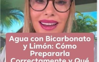 Agua con Bicarbonato y Limón: Cómo Prepararla Correctamente y Qué Dosis Usar.. Te doy la receta por un simple OK.