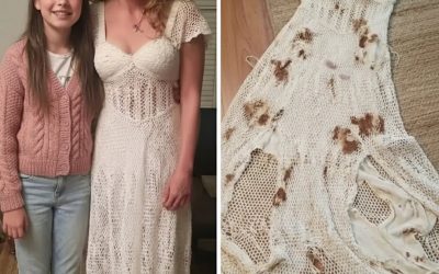 Mi hija tejió mi vestido de novia – Apenas unas horas antes de la ceremonia, lo encontré arruinado y supe exactamente quién lo había hecho