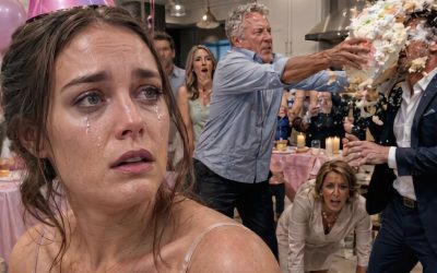 “Cariño… ¿por qué tienes la cara llena de moretones?”, preguntó mi padre en el mismo instante en que cruzó la puerta de mi fiesta de cumpleaños. La sala quedó en un silencio tan absoluto que incluso el cuchillo en la mano de mi esposo se detuvo a medio camino sobre el pastel.