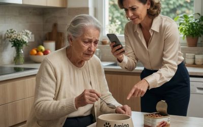 “O comes esto o no comes nada”: la suegra temblaba frente a un plato de alimento para perro mientras su nuera levantaba el celular para fotografiarla, sin imaginar que aquella imagen terminaría exponiendo un secreto mucho más oscuro.
