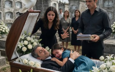 La niña de 5 años abrazó el ataúd de su padre mientras su tío intentaba echarla de su casa: “Se acabó el teatro”, dijo él, hasta que una señal blanca dejó a todos helados.