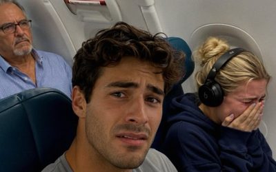 Mi prometida escuchó un mensaje de voz en el avión y rompió a llorar – Cuando yo lo escuché, palidecí