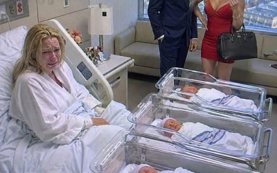 Después de dar a luz a nuestros trillizos, mi esposo entró en mi habitación del hospital con su amante, que llevaba con orgullo una bolsa de Birkin.