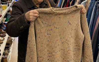 Mi mujer encontró jerséis que tejió para nuestros nietos en una tienda de segunda mano; estaba tan destrozada que tuve que darles una lección