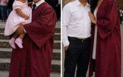 Mi papá me crió solo después de que mi madre biológica me dejara en la canasta de su bicicleta a los 3 meses de edad – 18 años después, ella apareció en mi graduación.