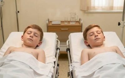Durante la AUTOPSIA de GEMELOS, el médico oye RISAS DE NIÑOS y nota 1 DETALLE IMPACTANTE en los cuerpos…