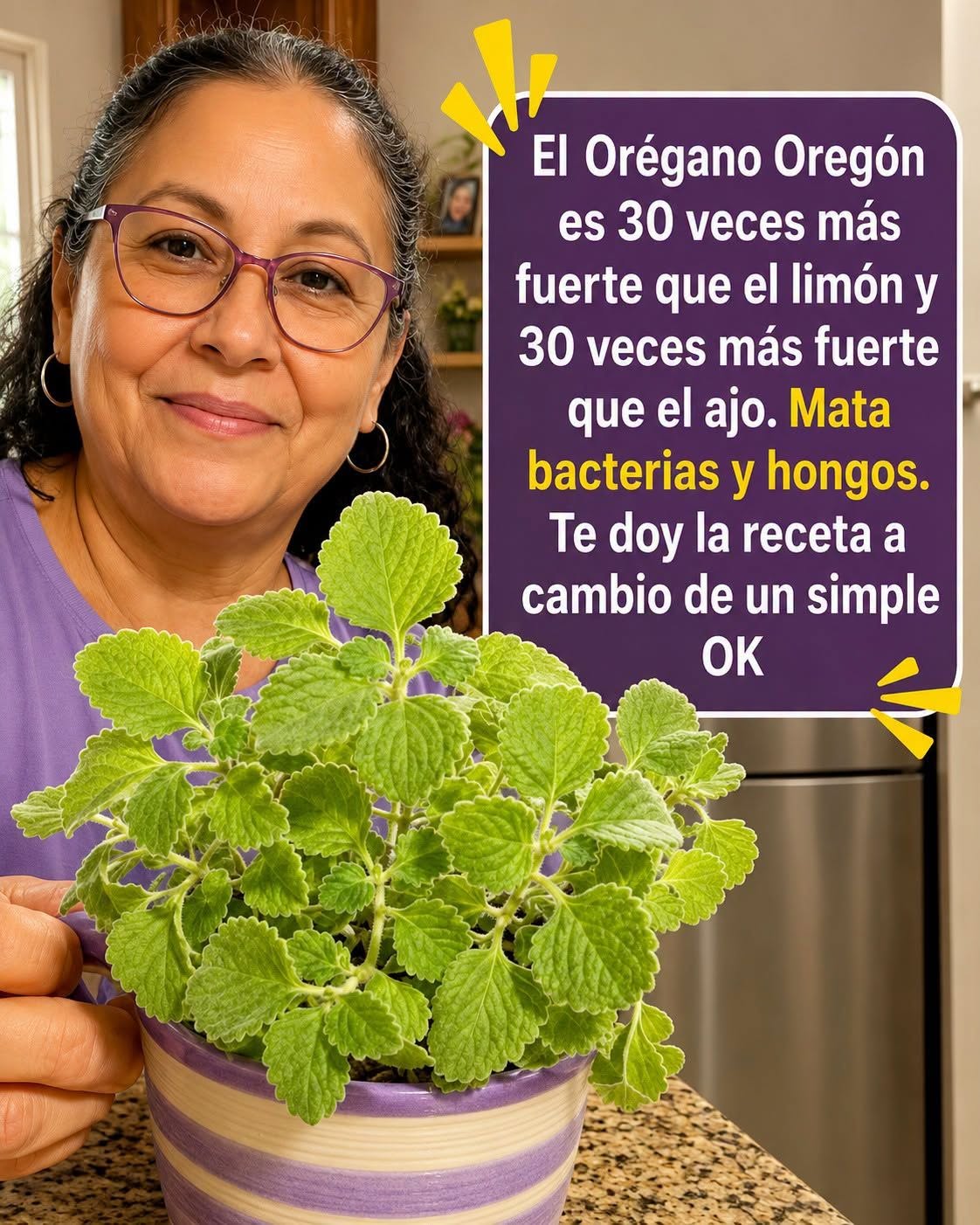 ¿Orégano Oregón 30 veces más fuerte que limón y ajo? Así lo usan para bacterias y hongos. Comenta OK por la receta