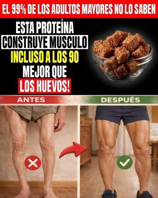 El Mejor Alimento para fortalecer las piernas y brazos en adultos mayores – Mata la Sarcopenia ……….Para seguir recibiendo mis recetas, solo debes decir algo… ¡Gracias!