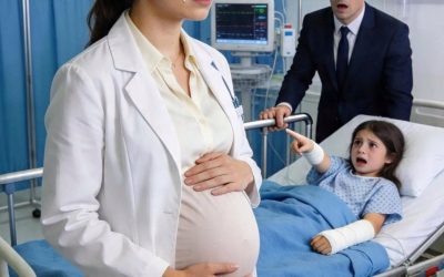 Entró corriendo a urgencias con su hija herida en brazos, sin imaginar que la doctora era la mujer embarazada que había abandonado meses atrás. Pero cuando la niña susurró: “La abuela dijo que ese bebé no debía nacer”, su mundo se derrumbó.