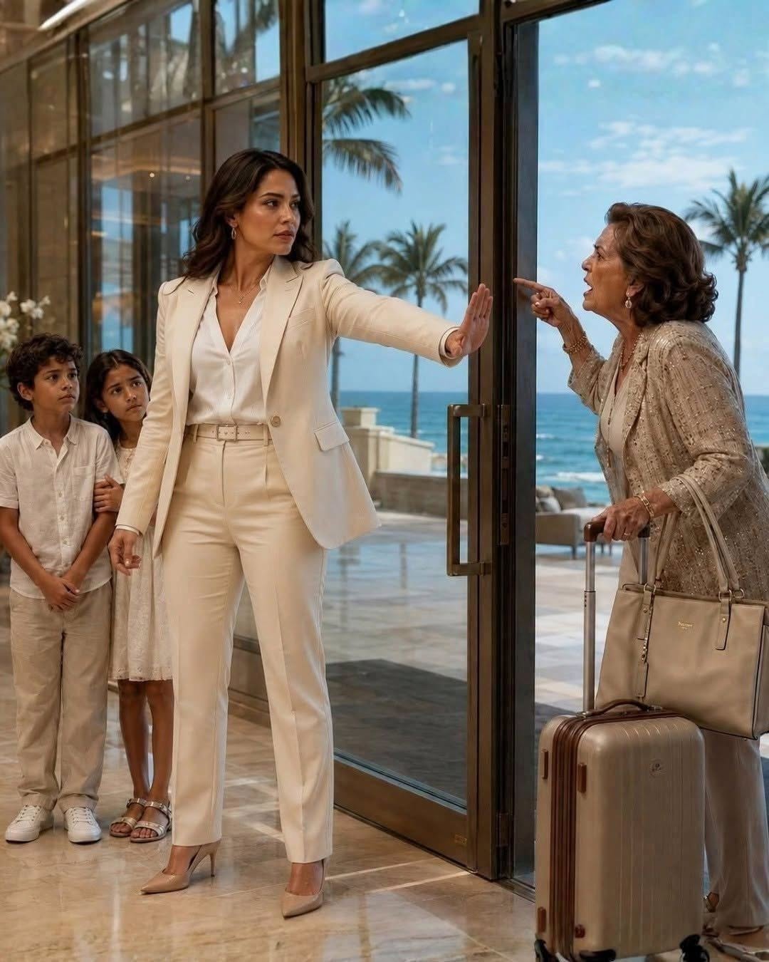 Mi madre dijo que no había espacio para mis hijos en su casa de playa; cuando compré mi…-haohao