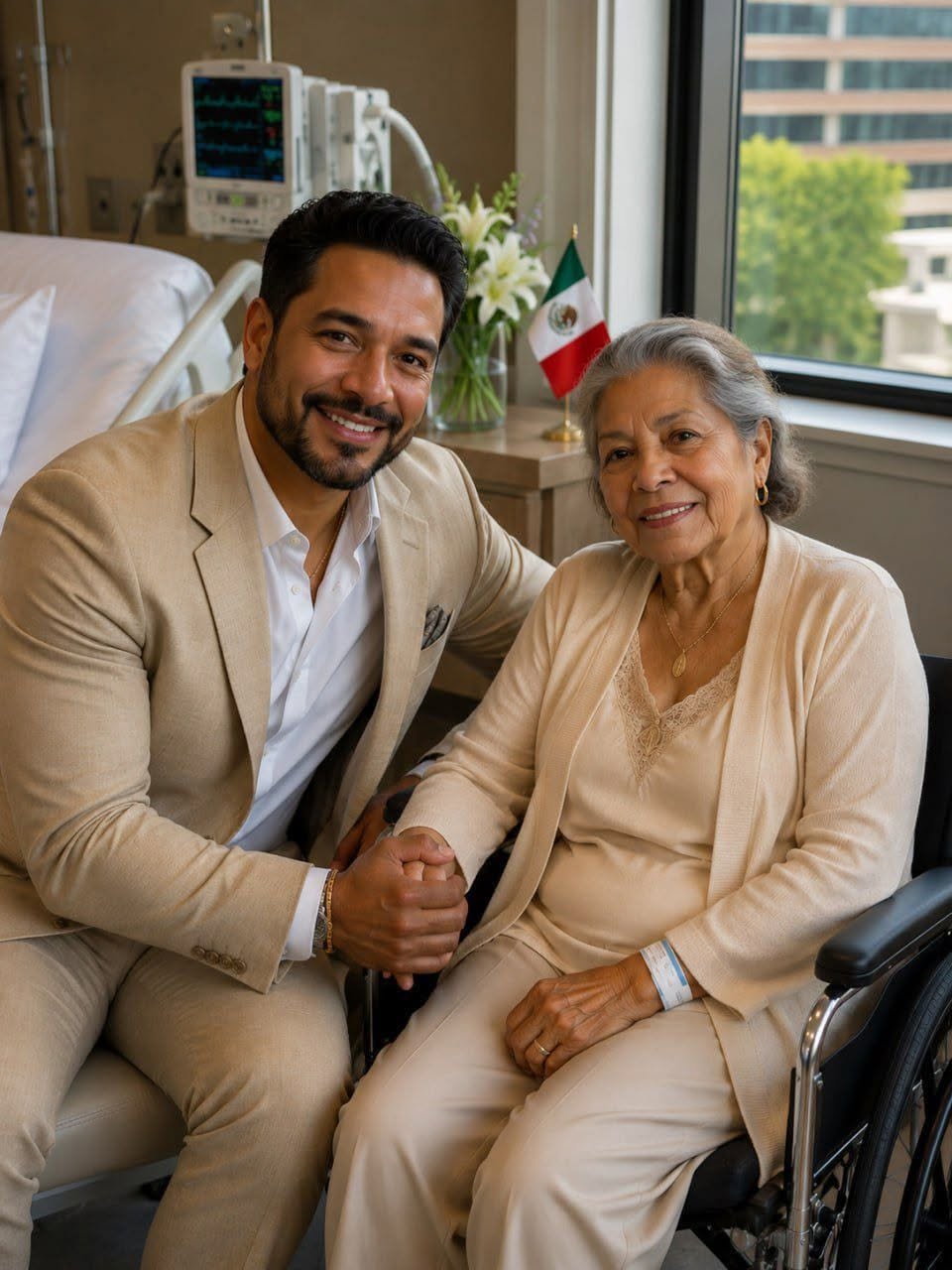 Mi esposo visitó a su madre solo en el hospital porque “necesitaba paz”. Un mes después, finalmente fui yo también, y una enfermera me entregó una nota que me dejó helada.