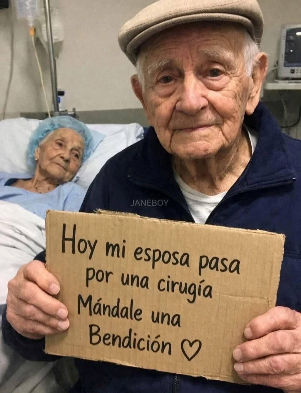 Hoy mi compañera de vida, Pasa por una cirugía y solo les pido que le manden su bendición. Gracias por sus oraciones.