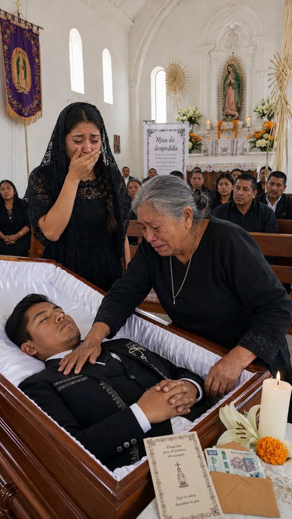 Una madre llegó tarde al entierro de su hijo y exigió abrir el ataúd, pero la cara de su nuera reveló una traición imperdonable