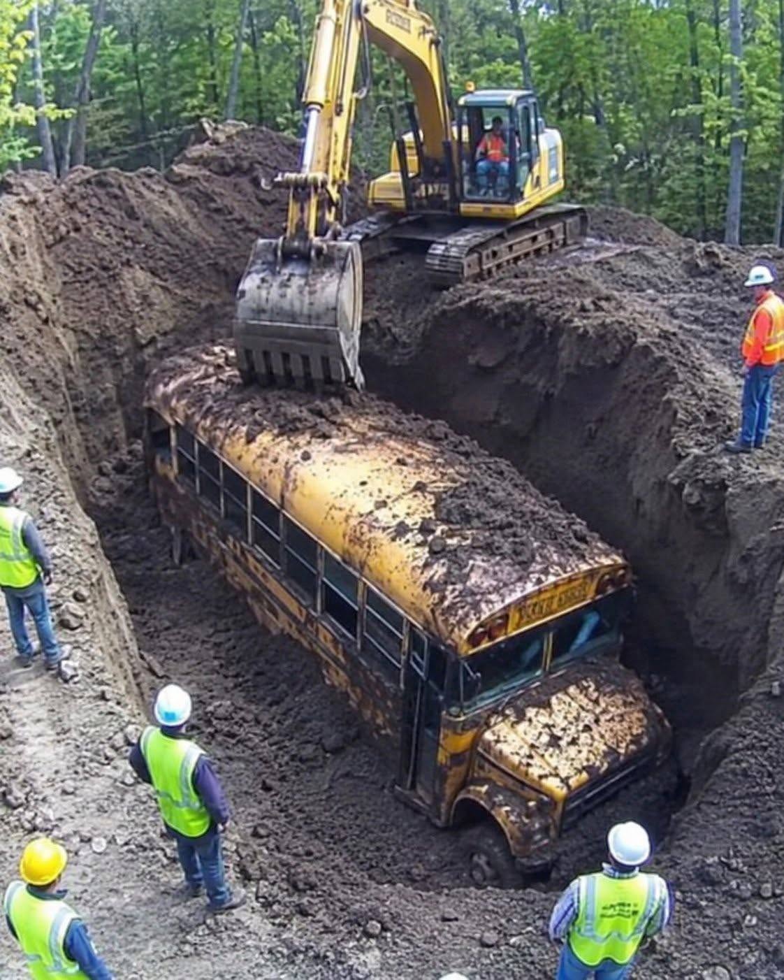 El rugido de la excavadora hizo retumbar la tierra mientras los dientes de metal golpeaban algo ridículamente duro a más de cinco metros bajo la superficie. 🚜