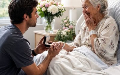 Una anciana me pidió que me casara con ella antes de morir. 3 días después de la boda, falleció. En el funeral, su abogado me entregó la vieja bolsa de hospital que ella había protegido durante años y susurró: “Ella te eligió por una razón”.