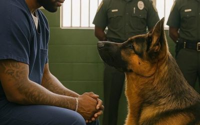 El Último Deseo De Un Prisionero Era Ver A Su Perro, Pero Cuando El Pastor Alemán Se Liberó Y Se Apresuró A Sus Brazos, Algo Extraño Sucedió